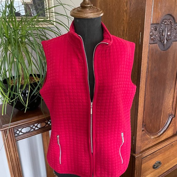 Karen Scott Sport Zippered Vest - Picture 1 of 4